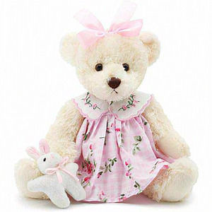 10" Small Baby Teddy Bear with Cloth Cute Stuffed Animal‎